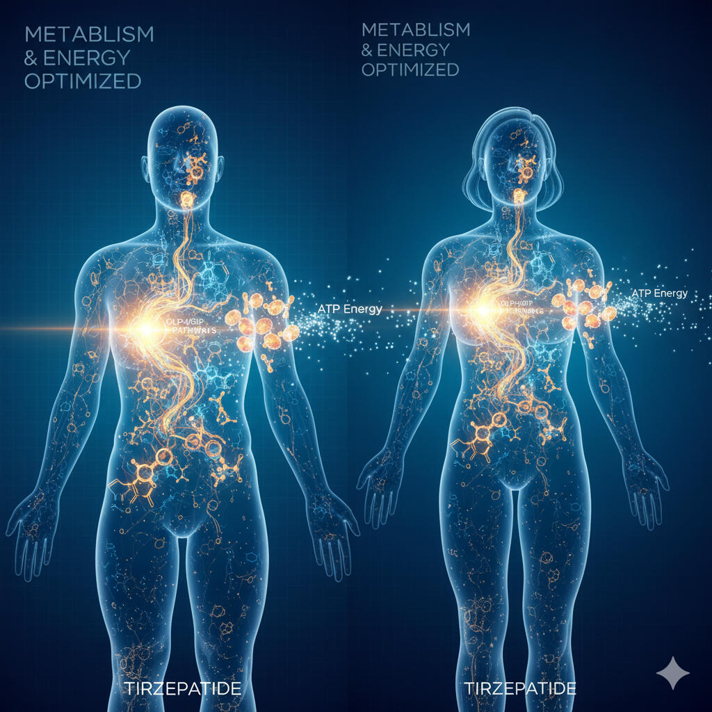 Tirzepatide Dual GIP/GLP-1 agonist for rapid fat loss, improved energy, and metabolic reset. $449 / month